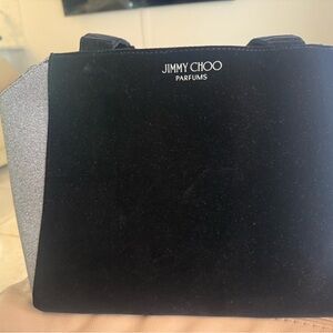 Jimmy Choo Black and Silver Handbag